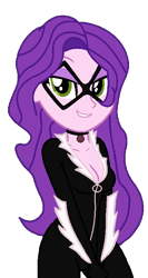 Size: 406x761 | Tagged: safe, artist:robertsonskywa1, imported from derpibooru, pipp petals, human, equestria girls, bedroom eyes, black cat, breasts, busty pipp petals, catsuit, cleavage, equestria girls-ified, female, g5, g5 to equestria girls, g5 to g4, generation leap, marvel, photo, seductive pose, sexy, simple background, solo, spider-man, stupid sexy pipp petals, transparent background