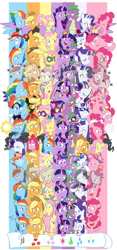 Size: 1000x2140 | Tagged: safe, artist:chub-wub, imported from derpibooru, applejack, fluttershy, li'l cheese, pinkie pie, rainbow dash, rarity, spike, twilight sparkle, alicorn, crystal pony, magical mystery cure, my little pony: the movie, power ponies (episode), princess twilight sparkle (episode), the last problem, alternate hairstyle, alternate timeline, apocalypse dash, applecalypsejack, baby, baby spike, black vine, chrysalis resistance timeline, clothes, crystal war timeline, crystallized, discorded applejack, discorded fluttershy, discorded pinkie pie, discorded rainbow dash, discorded rarity, discorded twilight, dress, element of generosity, element of honesty, element of kindness, element of laughter, element of loyalty, element of magic, elements of harmony, equalized, female, filly, filly applejack, filly fluttershy, filly pinkie pie, filly rainbow dash, filly rarity, filly twilight sparkle, gala dress, mane seven, mane six, my little pony, night maid rarity, nightmare takeover timeline, older, older applejack, older fluttershy, older pinkie pie, older rainbow dash, older rarity, older spike, older twilight, older twilight sparkle (alicorn), power ponies, princess twilight 2.0, rainbow power, tribal pie, tribalshy, twilight sparkle (alicorn), younger