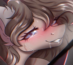 Size: 1080x967 | Tagged: safe, artist:shinech9, oc, oc only, pony, blushing, bust, female, mare, smiling, solo