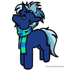 Size: 3000x3000 | Tagged: safe, artist:purple wingshade, imported from derpibooru, oc, oc only, oc:rainy script, pony, unicorn, horn, solo