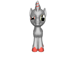 Size: 2000x1500 | Tagged: safe, artist:taionafan369, editor:taionafan369, imported from derpibooru, oc, oc:cassius chrome, pony, unicorn, pony creator, 3d, 3d pony creator, cassius chrome, complete heterochromia, heterochromia, horn, house robot, housebot, male, male oc, ponified, ponylumen, robot wars, simple background, solo, stallion, stallion oc, transparent background, unicorn oc, unshorn fetlocks