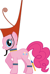 Size: 1555x2313 | Tagged: safe, artist:threewheelsturning, imported from derpibooru, pinkie pie, crossdressing, egyptian, egyptian headdress, female, hat, mare, simple background, smiling, solo, transparent background