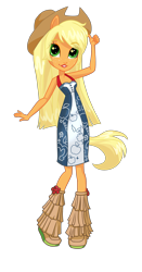 Size: 1656x3149 | Tagged: safe, artist:lazzy_bunny, imported from derpibooru, applejack, human, equestria girls, boho, boots, clothes, concept art, cowboy hat, hat, humanized, shoes, simple background, transparent background