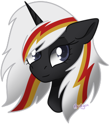 Size: 1580x1783 | Tagged: safe, artist:acidigon, imported from derpibooru, oc, oc only, oc:velvet remedy, pony, unicorn, fallout equestria, bust, female, horn, mare, portrait, solo