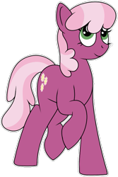 Size: 549x821 | Tagged: safe, artist:craftedburb, imported from derpibooru, cheerilee, earth pony, pony, female, mare, raised hoof, simple background, solo, transparent background