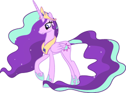 Size: 1920x1430 | Tagged: safe, imported from derpibooru, princess celestia, pony, female, implied starlight glimmer, mare, palette swap, recolor, solo