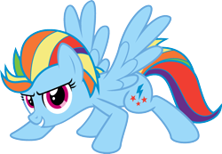 Size: 1920x1327 | Tagged: safe, imported from derpibooru, lightning dust, pony, female, implied rainbow dash, mare, palette swap, recolor, solo