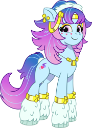 Size: 2726x3776 | Tagged: safe, imported from derpibooru, earth pony, pony, leak, clothes, concave belly, concept art, cute, ear piercing, earring, female, g5, hasbro is trying to murder us, jewelry, leg warmers, lil critter workshop, long legs, looking at you, mare, music notes, my little pony: tell your tale, necklace, odessa evensong, official, piercing, simple background, slender, smiling, smiling at you, solo, tall, the petal gala, thin, transparent background