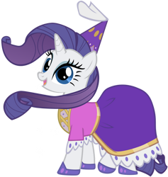 Size: 900x948 | Tagged: safe, artist:pageturner1988, imported from derpibooru, rarity, pony, unicorn, a dog and pony show, female, hat, hennin, horn, mare, my little pony, princess rarity, simple background, solo, transparent background, vector