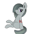 Size: 2340x2340 | Tagged: safe, alternate version, artist:nhm, marble pie, female, mare, nazi, simple background, smug, solo, transparent background