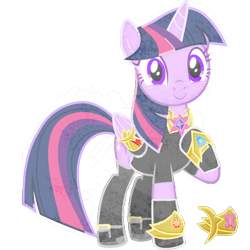 Size: 4080x4080 | Tagged: safe, imported from derpibooru, tree of harmony, twilight sparkle, alicorn, pony, clothes, element of generosity, element of honesty, element of kindness, element of laughter, element of loyalty, element of magic, elements of harmony, simple background, solo, transparent background, treelight sparkle, twilight sparkle (alicorn)