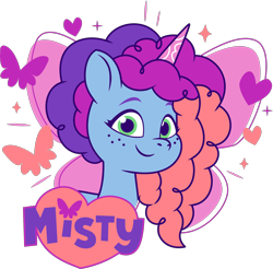 Size: 1854x1822 | Tagged: safe, imported from derpibooru, pony, unicorn, .ai available, .svg available, female, g5, g5 brand assets, horn, mare, misty brightdawn, my little pony: tell your tale, official, rebirth misty, simple background, solo, svg, transparent background, vector