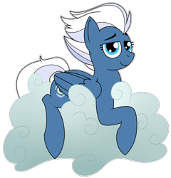 Size: 1060x1103 | Tagged: safe, artist:craftedburb, imported from derpibooru, night glider, pegasus, pony, cloud, female, simple background, solo, transparent background