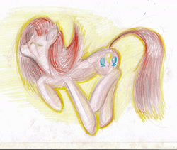 Size: 1740x1468 | Tagged: safe, artist:alexandrvirus, imported from derpibooru, pinkie pie, earth pony, pony, eyes closed, female, mare, pinkamena diane pie, smiling, solo, traditional art, walking