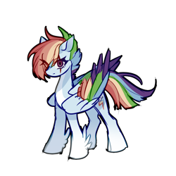 Size: 1382x1382 | Tagged: safe, artist:alus, imported from derpibooru, rainbow dash, earth pony, pony