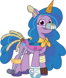 Size: 3291x3882 | Tagged: safe, imported from derpibooru, izzy moonbow, pony, unicorn, spoiler:tyts02e37, .ai available, .svg available, clothes, costume, female, g5, horn, mare, nightmare night, nightmare night costume, official, señor butterscotch, simple background, smiling, solo, svg, transparent background, unshorn fetlocks, vector