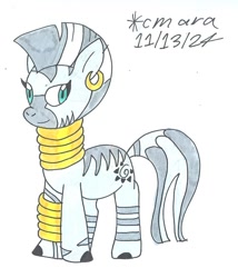 Size: 876x1021 | Tagged: safe, artist:cmara, imported from derpibooru, zecora, zebra, female, solo