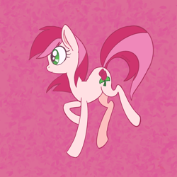 Size: 2048x2048 | Tagged: safe, artist:pfeffaroo, imported from derpibooru, roseluck, earth pony, pony, female, high res, looking away, mare, raised hoof, raised leg, solo, walking