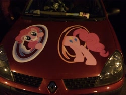 Size: 3264x2448 | Tagged: safe, imported from derpibooru, pinkie pie, 2014, car, galacon, irl, photo, portal