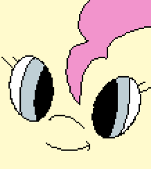 Size: 218x244 | Tagged: safe, artist:princess ice color twinkle, imported from derpibooru, li'l cheese, earth pony, the last problem, digital art, female, looking at you, mare, pixel art, smiling