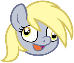 Size: 705x602 | Tagged: safe, artist:luminairous, imported from derpibooru, derpy hooves, pegasus, pony, derp, emotes, female, mare, simple background, solo, transparent background, zine:equestria escapades