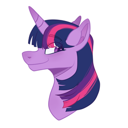 Size: 3000x3000 | Tagged: safe, artist:ponykeda, imported from derpibooru, twilight sparkle, alicorn, pony, unicorn, female, horn, simple background, smiling, transparent background