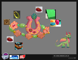 Size: 1024x792 | Tagged: safe, imported from derpibooru, dragon, concept art, g5, leaf (g5), my little pony: make your mark, official