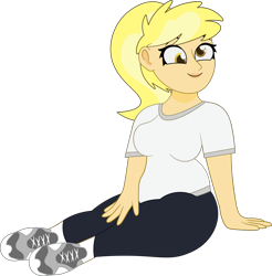 Size: 1354x1375 | Tagged: safe, artist:prixy05, imported from derpibooru, derpy hooves, human, humanized, light skin, solo