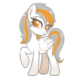 Size: 2068x2088 | Tagged: artist needed, safe, imported from derpibooru, oc, oc only, oc:daodao, pegasus, folded wings, looking at you, pegasus oc, simple background, solo, standing, transparent background, wings