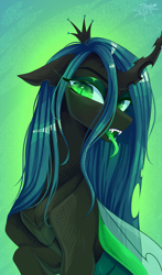 Size: 2750x4680 | Tagged: safe, artist:jsunlight, imported from derpibooru, queen chrysalis, changeling, solo