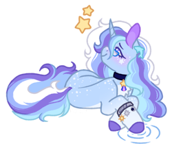 Size: 1176x1000 | Tagged: safe, artist:kazmuun, imported from derpibooru, oc, oc only, pony, unicorn, female, horn, lying down, mare, prone, simple background, solo, transparent background