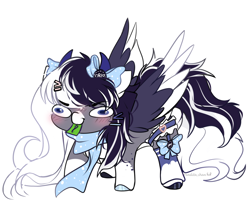 Size: 1248x1032 | Tagged: safe, artist:2pandita, imported from derpibooru, oc, oc only, pegasus, pony, pegasus oc, solo, wings