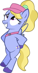 Size: 2790x5278 | Tagged: safe, artist:ironm17, imported from derpibooru, pegasus, pony, cap, fifi (g5), flying, g5, g5 to g4, generation leap, grin, hat, looking up, nervous, nervous grin, simple background, smiling, solo, transparent background, vector