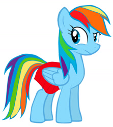 Size: 1290x1451 | Tagged: safe, artist:kingofmlp, artist:liamkeel, oc, oc:rainbow keel, oc:rainbowkeel, clothes, creator:kingofmlp, creator:liamkeel, female, kingofmlp, kingofmylittlepony, liamkeel, liamkeelart, mare, rainbow dash addition, simple background, skirt, solo, tribute, white background