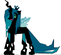 Size: 593x533 | Tagged: safe, artist:swag111, imported from derpibooru, queen chrysalis, pony, simple background, solo, white background