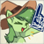 Size: 1024x1024 | Tagged: safe, artist:zeepon, oc, oc only, oc:limeade, earth pony, pony, cheering, cute, female, foam finger, hat, mare, solo, witch hat