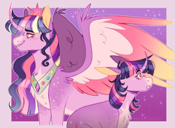 Size: 1324x968 | Tagged: safe, artist:wanderingpegasus, imported from derpibooru, twilight sparkle, alicorn, pony, unicorn, the last problem, horn, jewelry, my little pony, necklace, older, older twilight, older twilight sparkle (alicorn), princess twilight 2.0, rainbow power, solo, twilight sparkle (alicorn)