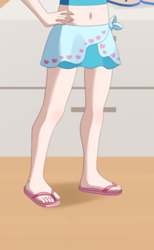 Size: 280x456 | Tagged: safe, artist:riouku, princess flurry heart, cropped, feet, foot focus, legs, pictures of legs, sandals, solo