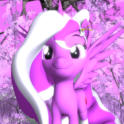 Size: 1024x1024 | Tagged: safe, artist:christian69229, imported from derpibooru, oc, oc:cherry blossom, pony, 3d, clothes, cute, female, mare, socks, solo, striped socks