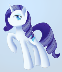 Size: 2567x2995 | Tagged: safe, artist:dusthiel, imported from derpibooru, rarity, pony, unicorn, eyeshadow, female, horn, makeup, mare, raised hoof, solo