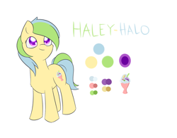 Size: 1730x1343 | Tagged: safe, artist:dusthiel, imported from derpibooru, oc, oc only, oc:haley halo, earth pony, pony, earth pony oc, female, mare, reference sheet, solo