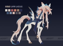 Size: 2560x1889 | Tagged: safe, artist:flightless birdie, imported from derpibooru, oc, pegasus, pony, adoptable, clothes, coat markings, color palette, concave belly, countershading, english, hooves, long bangs, long tail, looking down, pegasus oc, raised hoof, reference sheet, scarf, slender, small wings, solo, tail, thin, wings