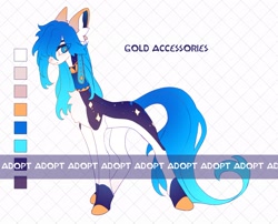 Size: 2560x2071 | Tagged: safe, artist:flightless birdie, imported from derpibooru, oc, earth pony, pony, adoptable, coat markings, color palette, countershading, earth pony oc, floppy ears, frown, long mane, long tail, reference sheet, slender, solo, tail, thin