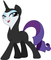 Size: 1786x2125 | Tagged: safe, artist:stephen-fisher, imported from derpibooru, rarity, pony, unicorn, female, horn, mare, movie accurate, simple background, solo, spy suit, transparent background, vector