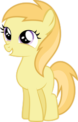 Size: 1280x2009 | Tagged: safe, artist:lumorn, imported from derpibooru, noi, earth pony, pony, call of the cutie, season 1, cute, female, filly, foal, grin, my little pony, noiabetes, simple background, smiling, solo, transparent background, vector