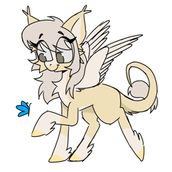 Size: 1280x1280 | Tagged: safe, artist:b1ng0, imported from derpibooru, oc, pegasus, pegasus oc, wings, yellow pony