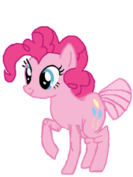 Size: 338x453 | Tagged: safe, artist:qjosh, imported from derpibooru, pinkie pie, earth pony, pony, 1000 hours in ms paint, age progression, older, older pinkie pie, simple background, smiling, solo, transformation, transformation sequence, white background