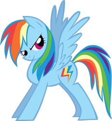Size: 2976x3214 | Tagged: safe, artist:lauren faust, imported from derpibooru, rainbow dash, pegasus, pony, .svg available, 2008, alternate cutie mark, concept art, official, pitch bible, show bible, simple background, start of ponies, svg, transparent background, vector, what could have been