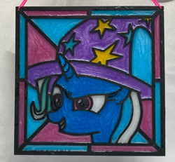 Size: 3241x3001 | Tagged: safe, artist:fungeon, imported from derpibooru, trixie, pony, unicorn, for sale, hat, horn, irl, photo, solo