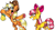 Size: 720x395 | Tagged: safe, artist:mattty, imported from derpibooru, apple bloom, applejack, earth pony, pony, apple sisters, duo, duo female, female, siblings, simple background, sisters, white background